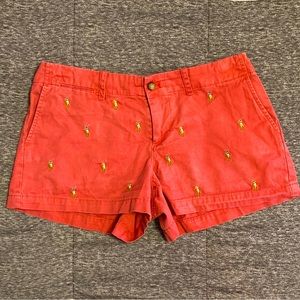 Ralph Lauren Women’s All Over pony shorts size 0